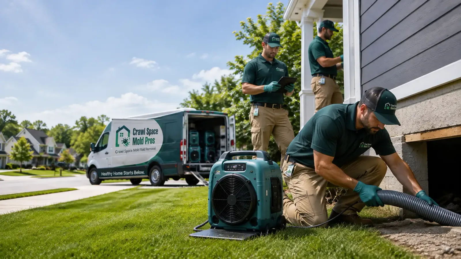 Crawl Space Mold Removal in Perham, MN